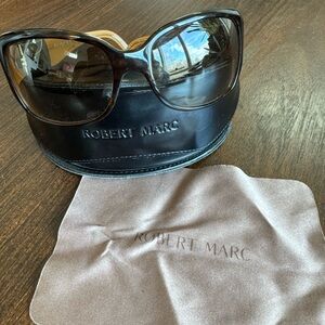 Robert Marc Women's Brown Gradient Cat-Eye Sunglasses